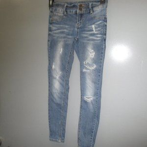 Mudd Girls Legging Jeans Pants size 8 Mid-Rise Jean Legging Blue Denim Pants